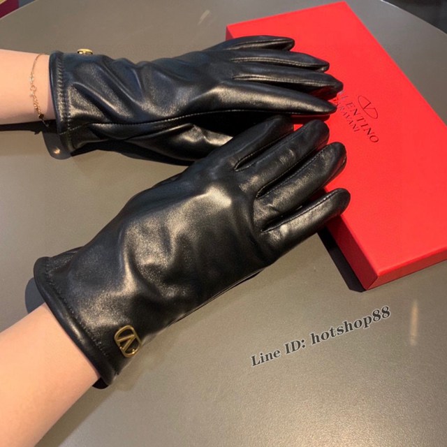 VALENTINO華倫天奴時尚觸屏女款手套 官網同步女士新款高檔羊皮手套 mmyj1678